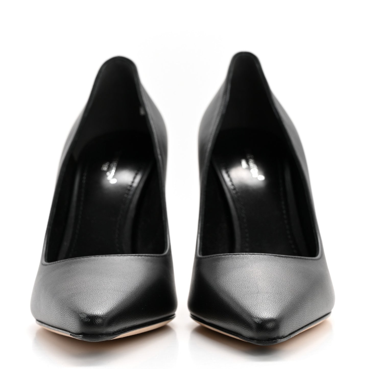 Calfskin Sparkle Pumps 38 Black