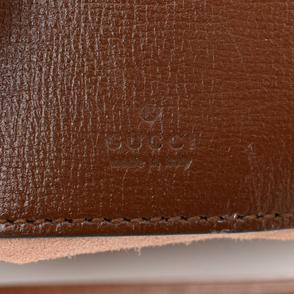 Gucci GG Supreme Monogram Azalea Calfskin Web Mini Jackie 1961 Hobo Beige Ebony Brown Sugar 6 of 10