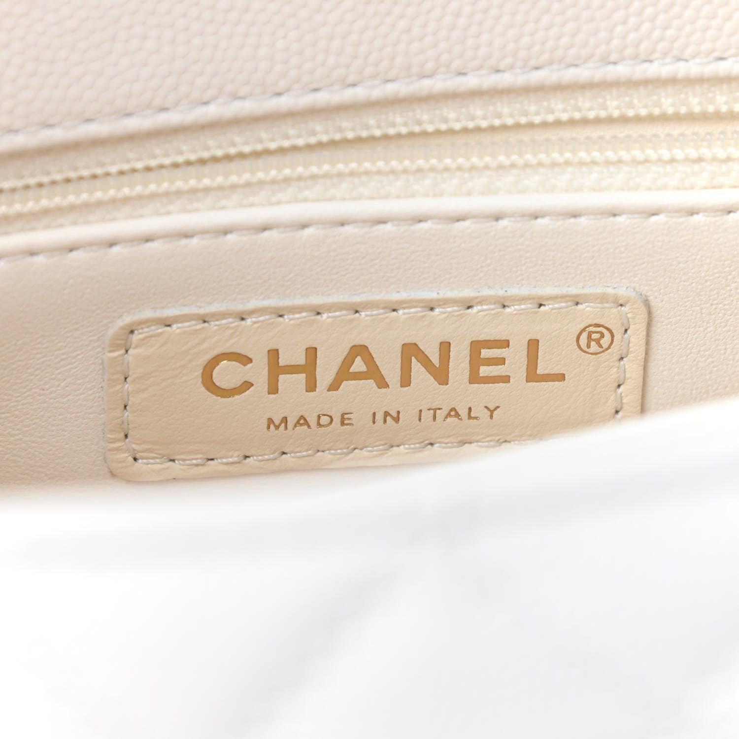 Chanel Caviar Quilted Mini Coco Handle Flap White 6 of 11