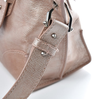Alexander McQueen Metallic Grained Goatskin Small Legend Satchel Pink 17 of 17