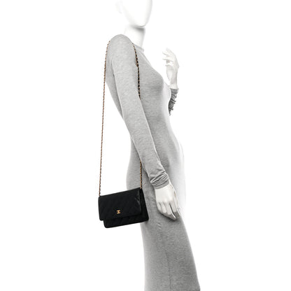 Chanel Caviar Quilted Wallet On Chain WOC Black 2 of 12