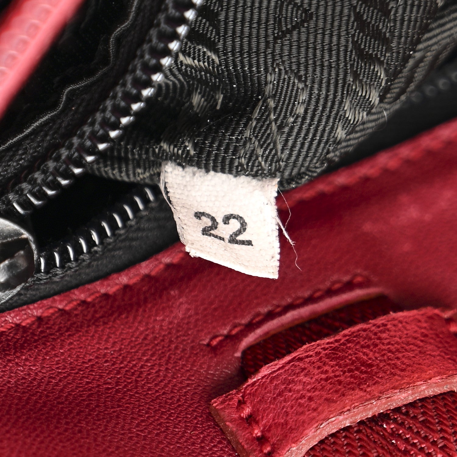 Prada Nylon Zip Tote Bag Granato 9 of 16