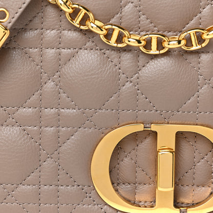 Christian Dior Lambskin Cannage Medium Caro Bag Warm Taupe 7 of 11