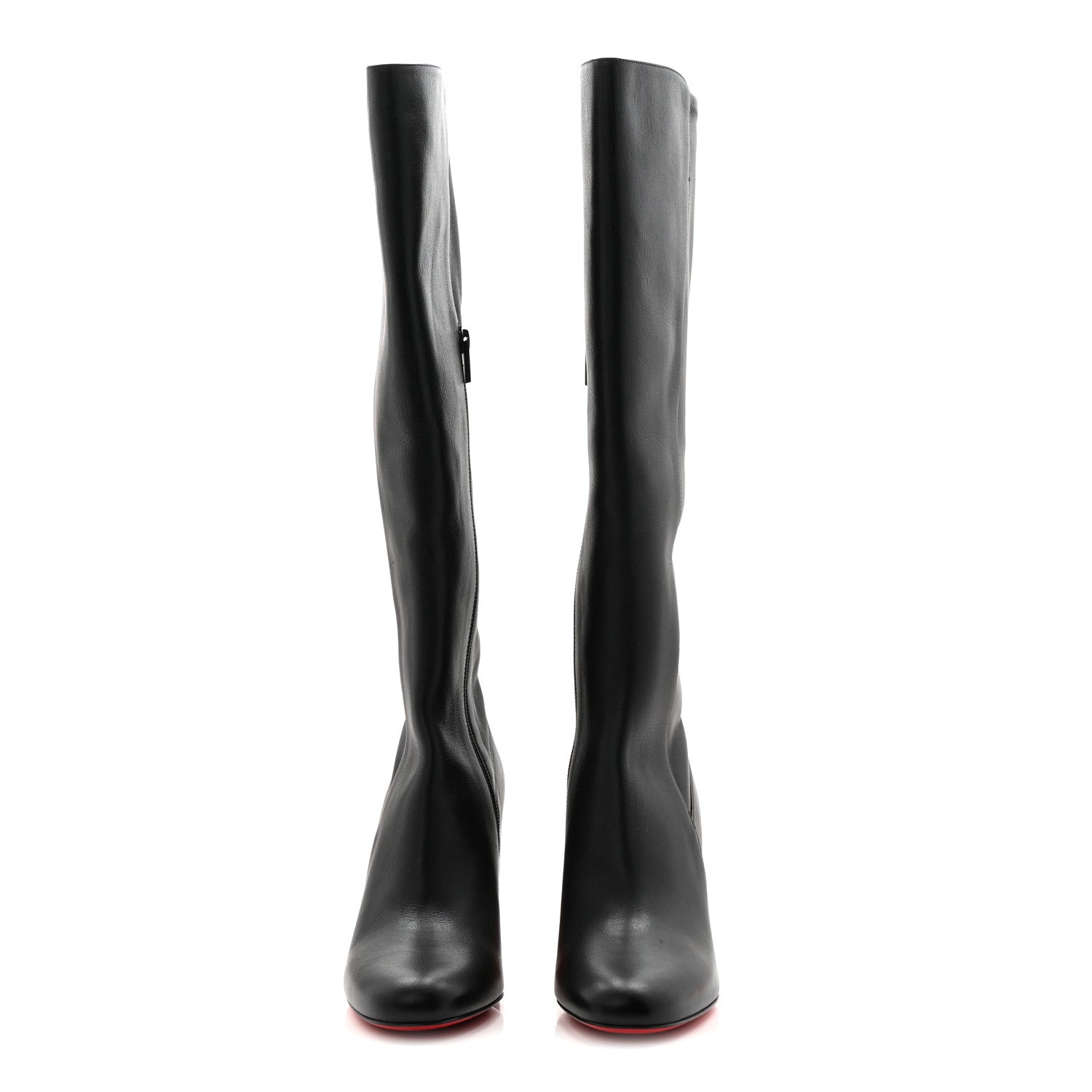 Christian Louboutin Calfskin Jane Botta 55 Knee High Boots 39.5 Black 2 of 8