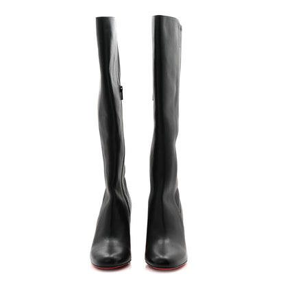 Christian Louboutin Calfskin Jane Botta 55 Knee High Boots 39.5 Black 2 of 8