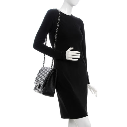 Chanel Lambskin Quilted Maxi Single Flap Black 2 of 10