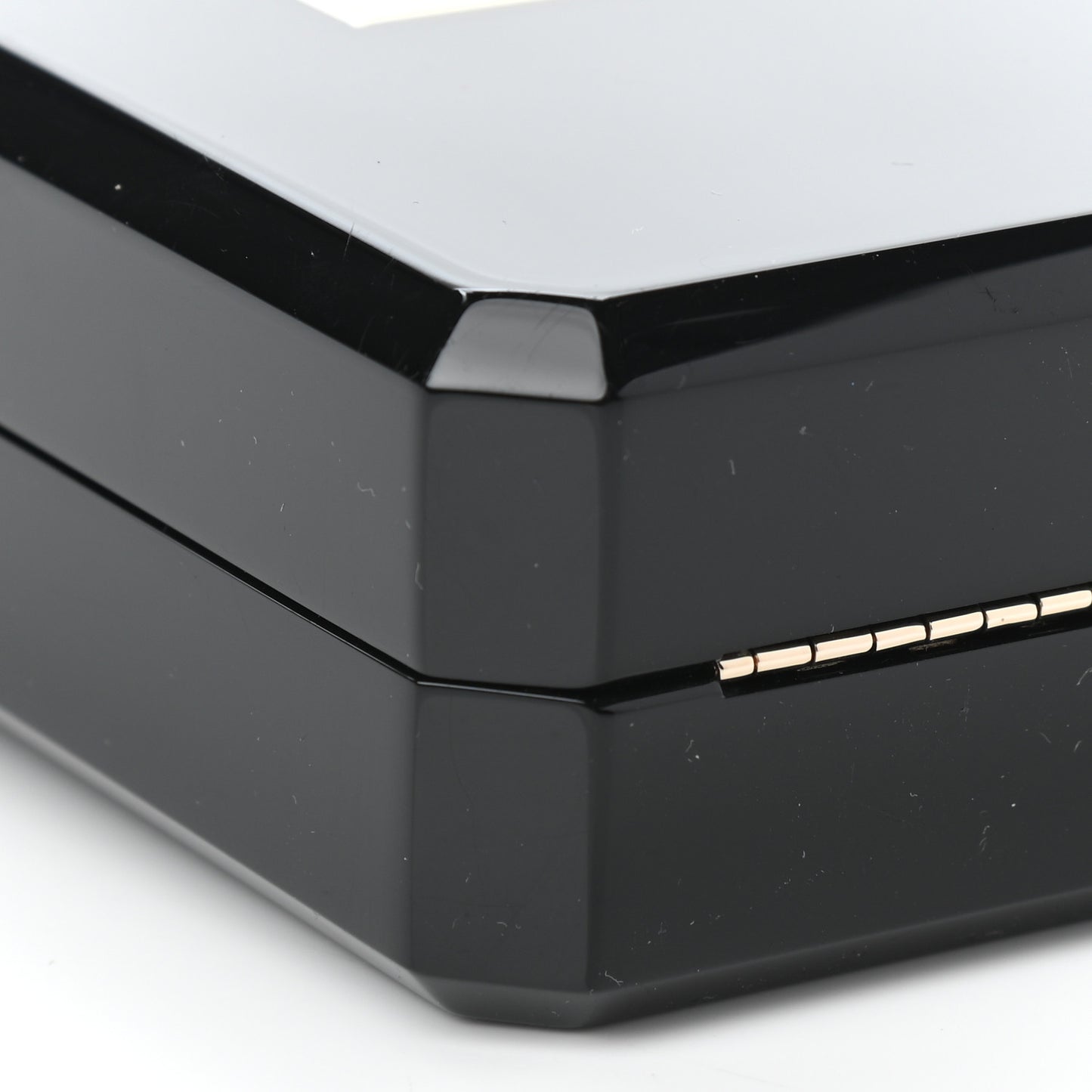 Plexiglass Perfume Bottle Clutch Black