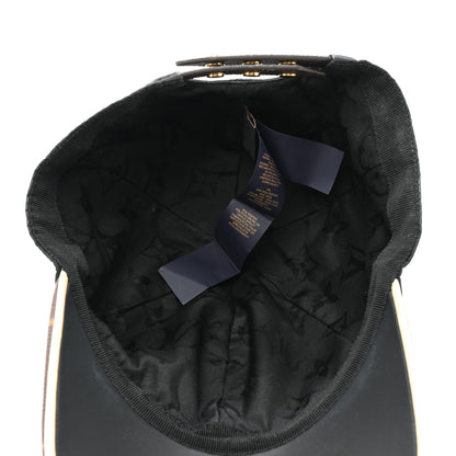 Louis Vuitton Polyester Silk Monogram LV Get Ready Cap M Black 7 of 9