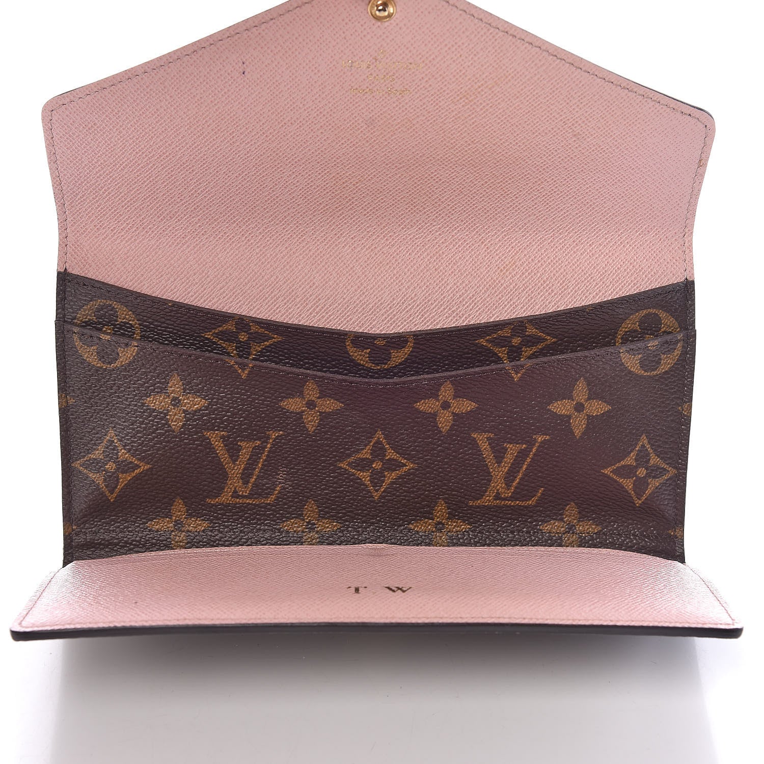 Louis Vuitton Monogram Josephine Wallet Rose Ballerine 5 of 17