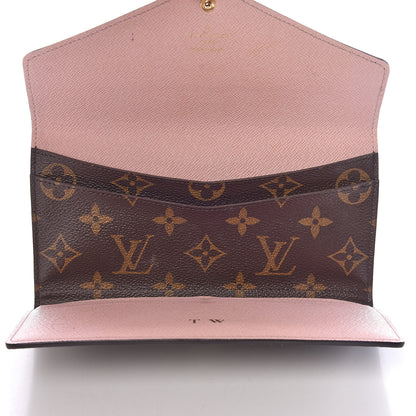 Louis Vuitton Monogram Josephine Wallet Rose Ballerine 5 of 17