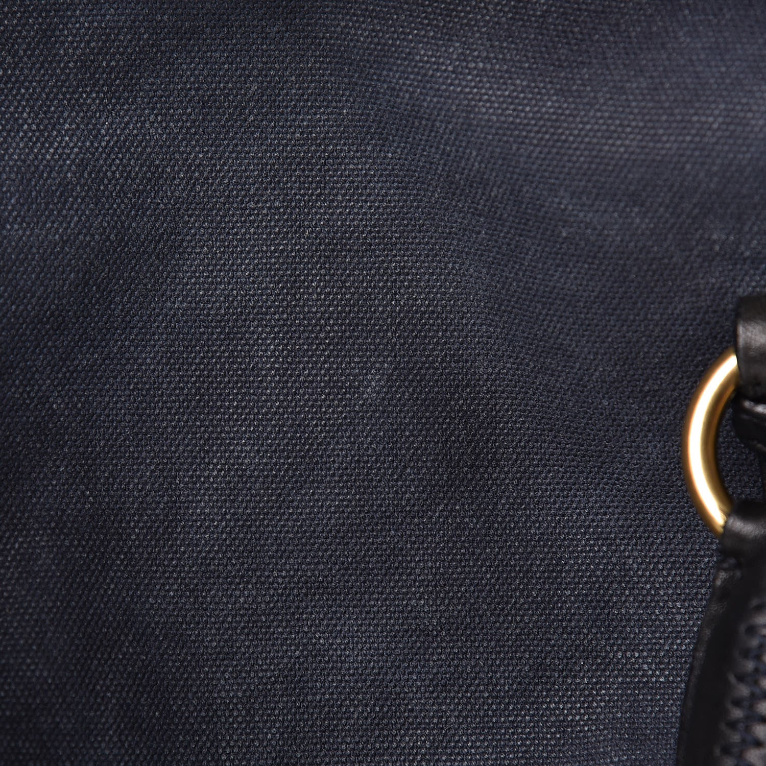 Miu Miu Washed Canvas Canapa Shopping Pattina Tote Bleuette 10 of 22