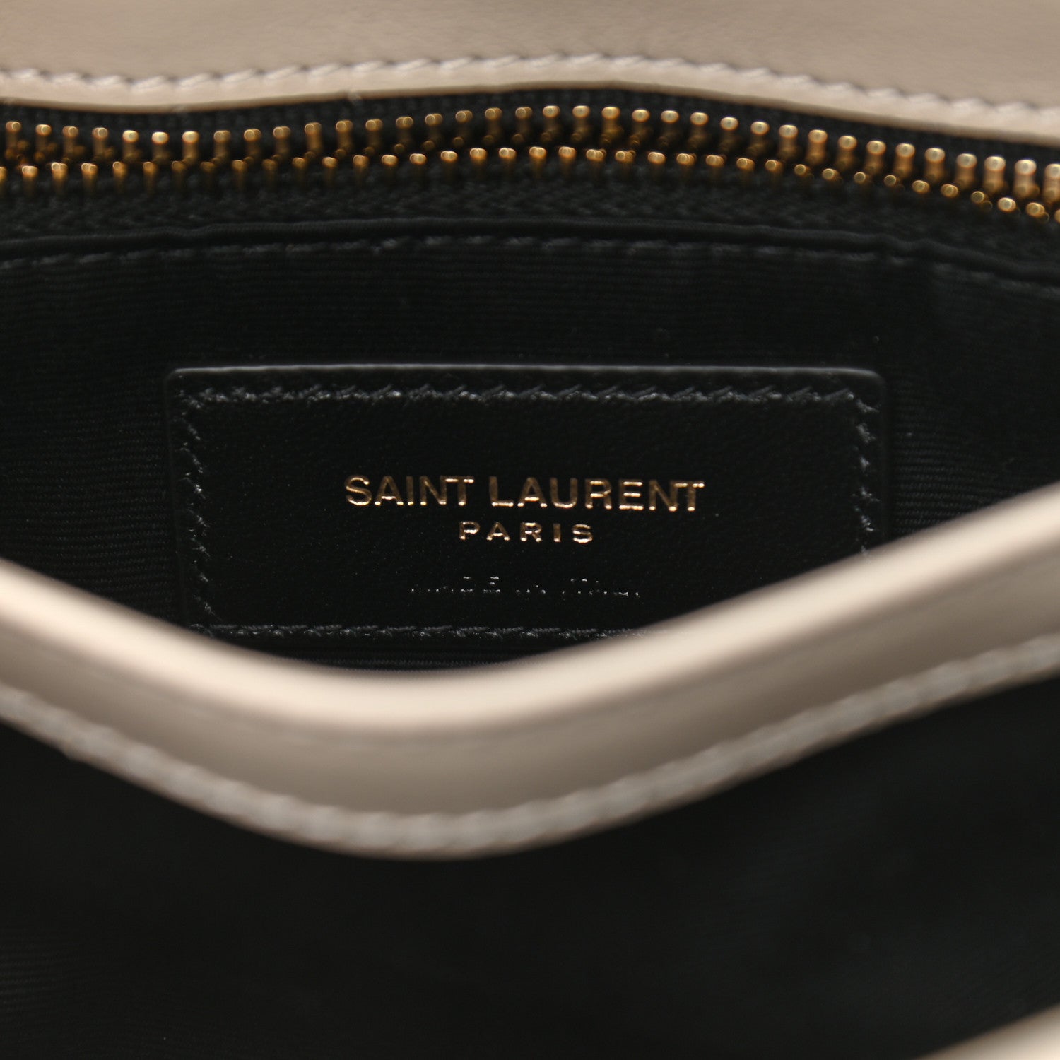 Saint Laurent Calfskin Y Quilted Monogram Toy Loulou Crossbody Bag Blanc Vintage 6 of 11