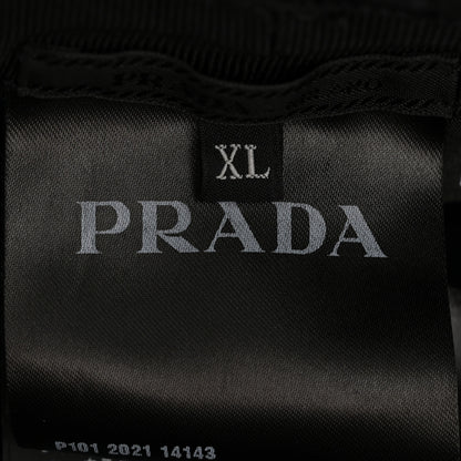 Prada Re-Nylon Metal Triangle Logo Womens Bucket Hat XL Black 8 of 11