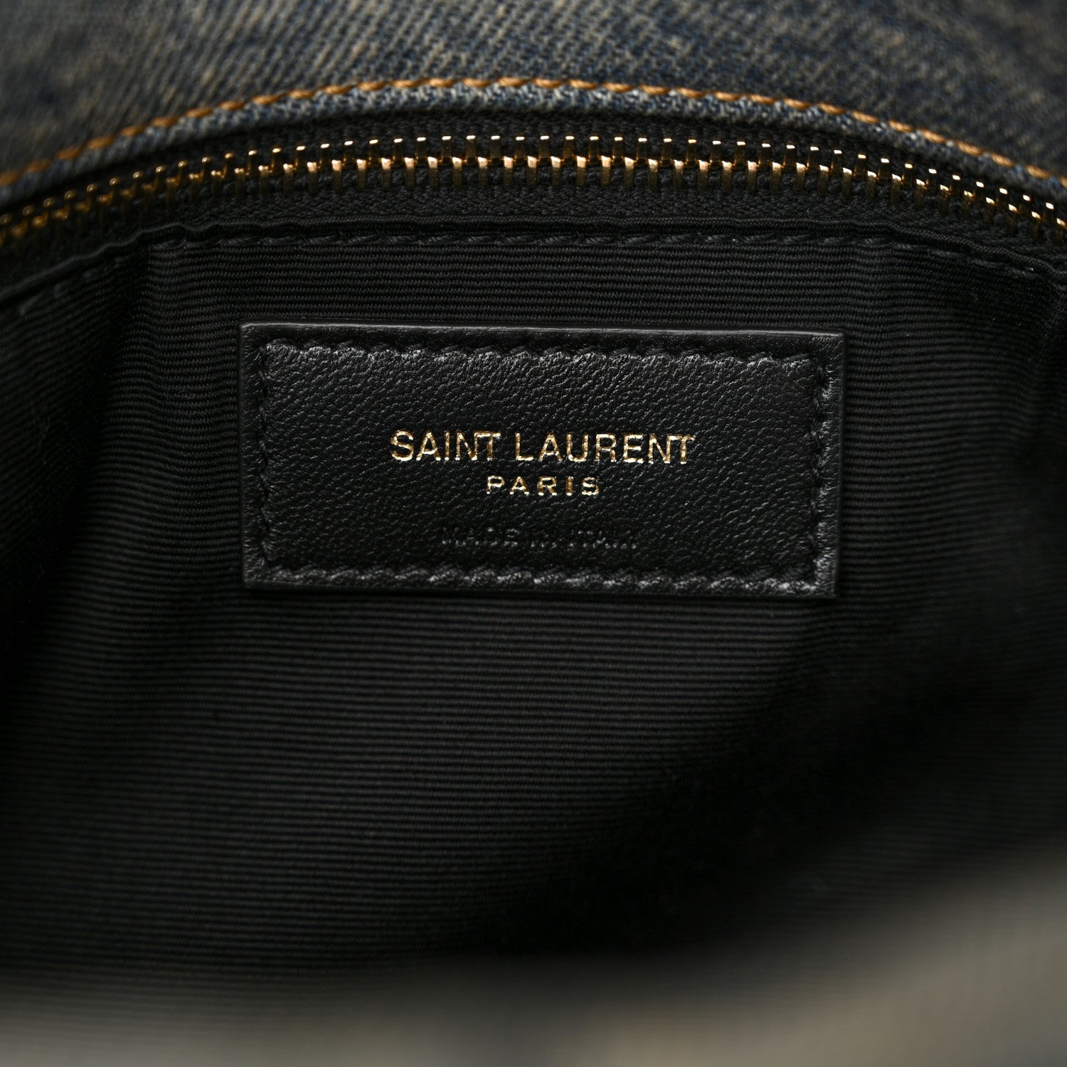 Saint Laurent Denim Quilted Small Loulou Puffer Monogram Chain Satchel Blue Cinnamon 6 of 11