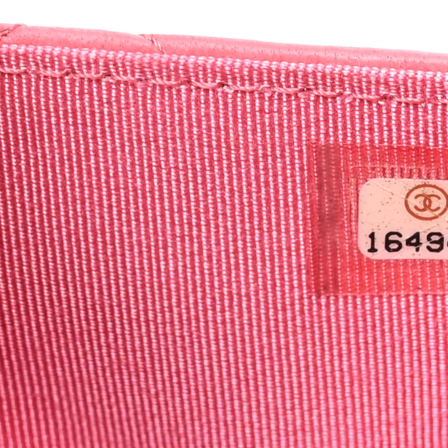 Chanel Lambskin Quilted Wallet On Chain WOC Pink 8 of 12