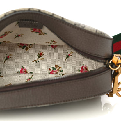 Gucci GG Supreme Monogram Web Neo Vintage Shoulder Bag Beige New Acero Crop 5 of 12