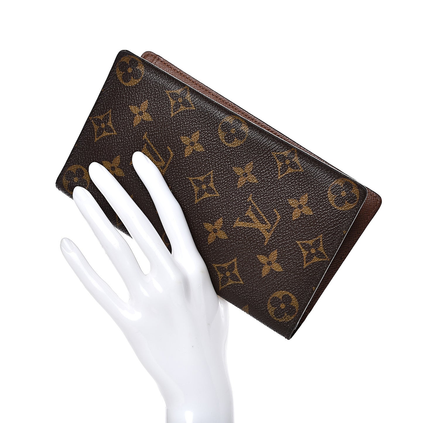 Monogram Porte Chequier Cartes Credit European Checkbook Wallet