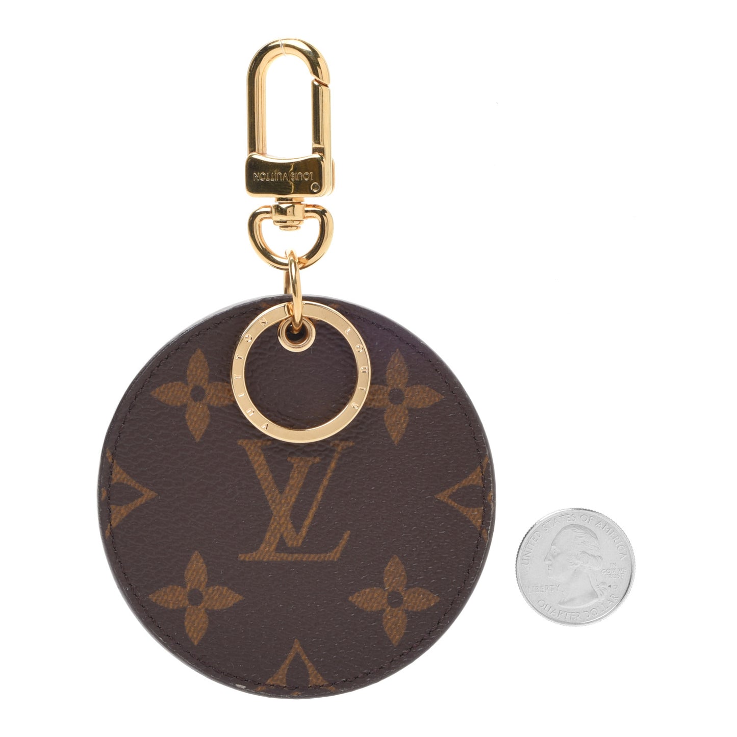 Monogram Reverse Key Holder Bag Charm