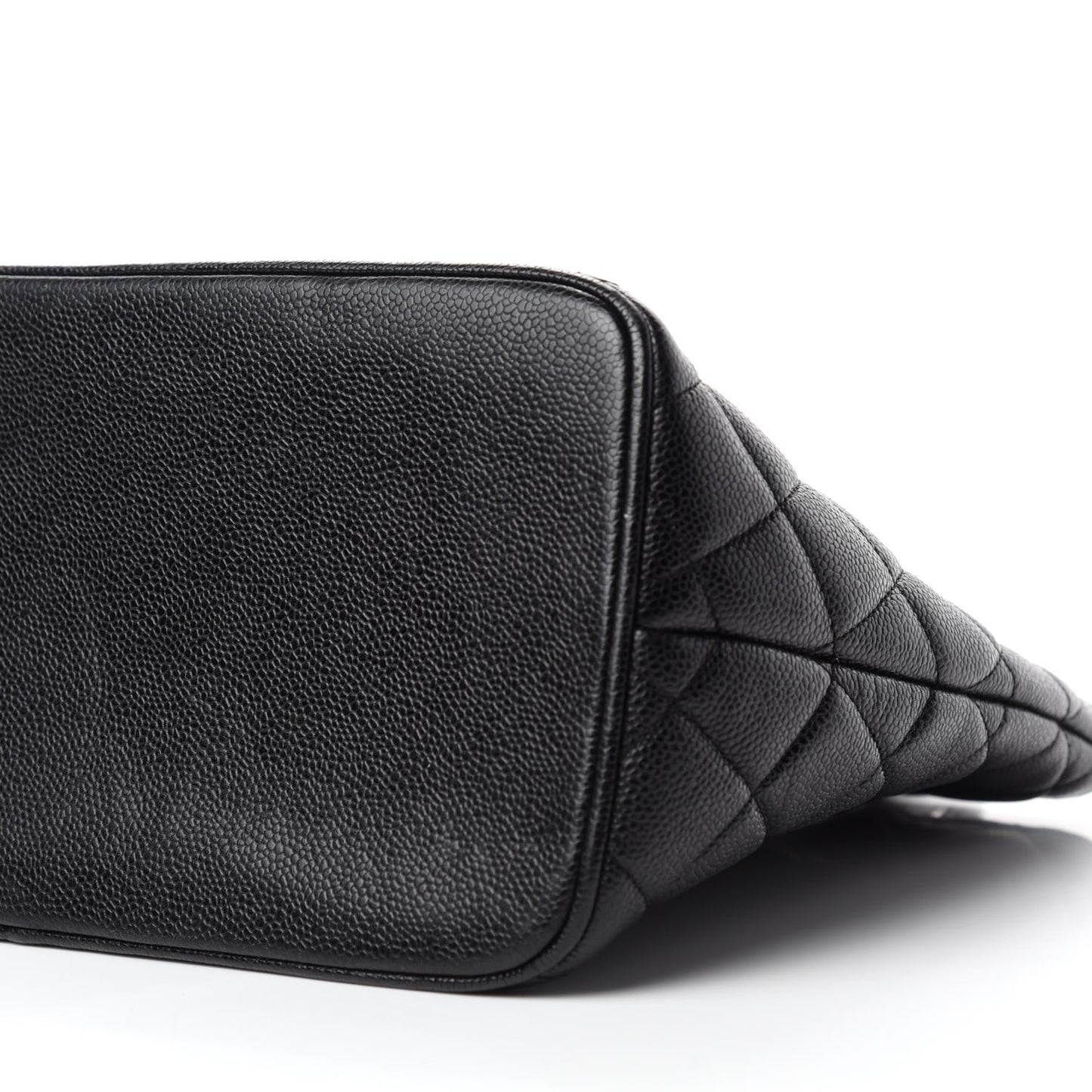 Caviar Quilted Medallion Tote Black