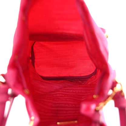 Prada Re-Nylon Saffiano Duet Bucket Crossbody Bag Fuxia 5 of 12