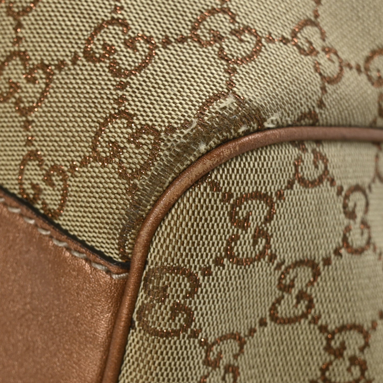 Gucci Monogram Large Sukey Tote Bronze 10 of 10