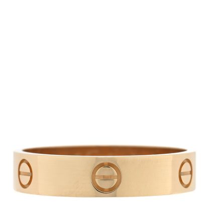Cartier 18K Yellow Gold 5.5mm LOVE Band Ring 71 13.25 1 of 4
