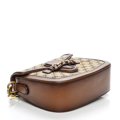 Gucci Monogram Medium Lady Web Shoulder Bag Beige Cuir 4 of 7