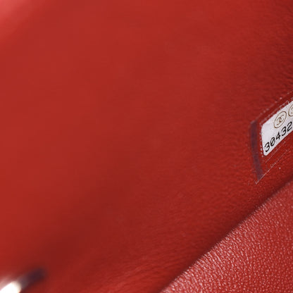 Chanel Lambskin Quilted Mini Rectangular Flap Red 9 of 11