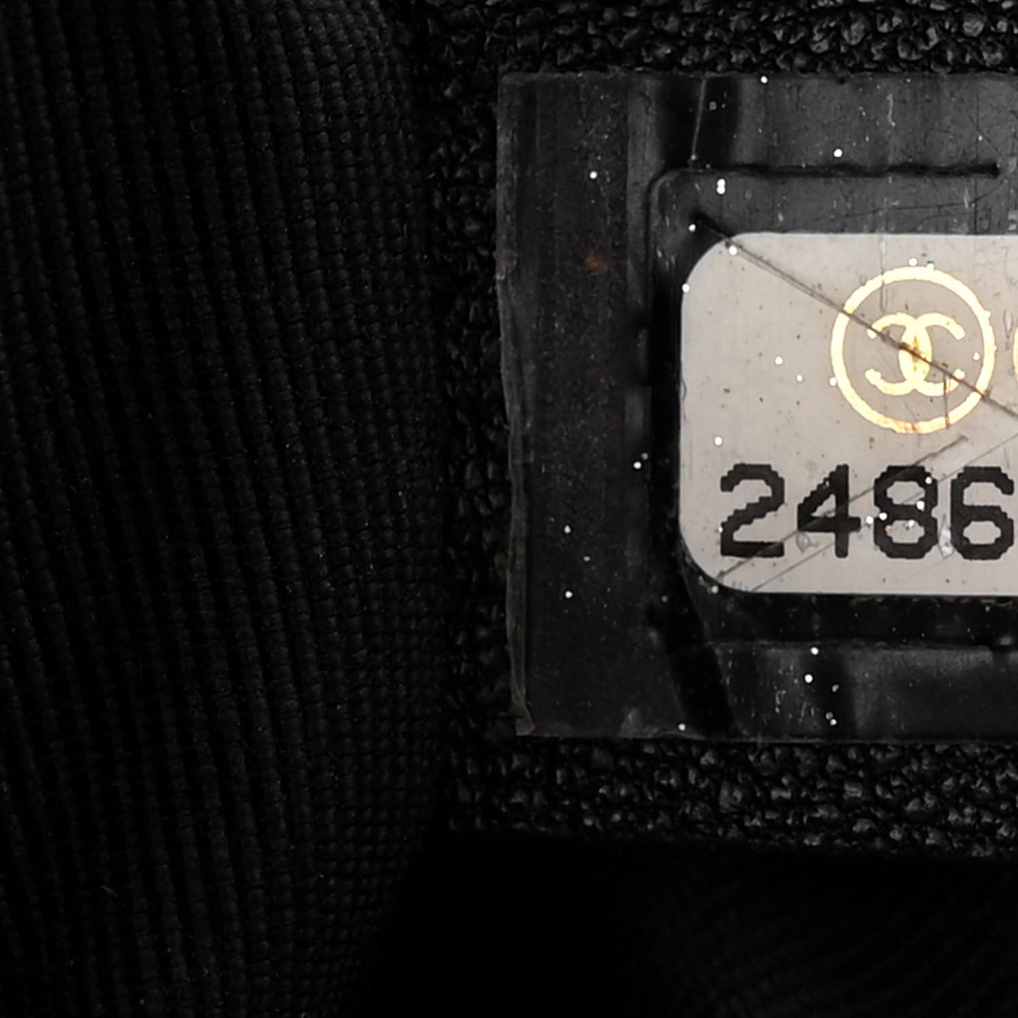 Lambskin Studded Chevron Quilted Small Stud Wars Drawstring Bag Black