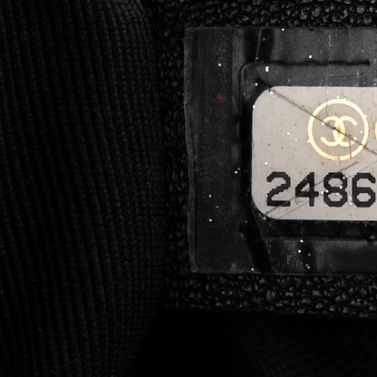 Chanel Lambskin Studded Chevron Quilted Small Stud Wars Drawstring Bag Black 7 of 11