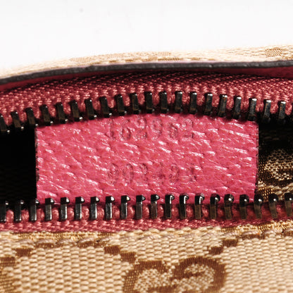 Gucci GG Monogram Web Double Pocket Belt Bag Pink 6 of 8