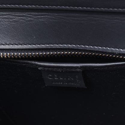 Celine Elephant Calfskin Nano Tri-Color Luggage Bright Orange 7 of 14