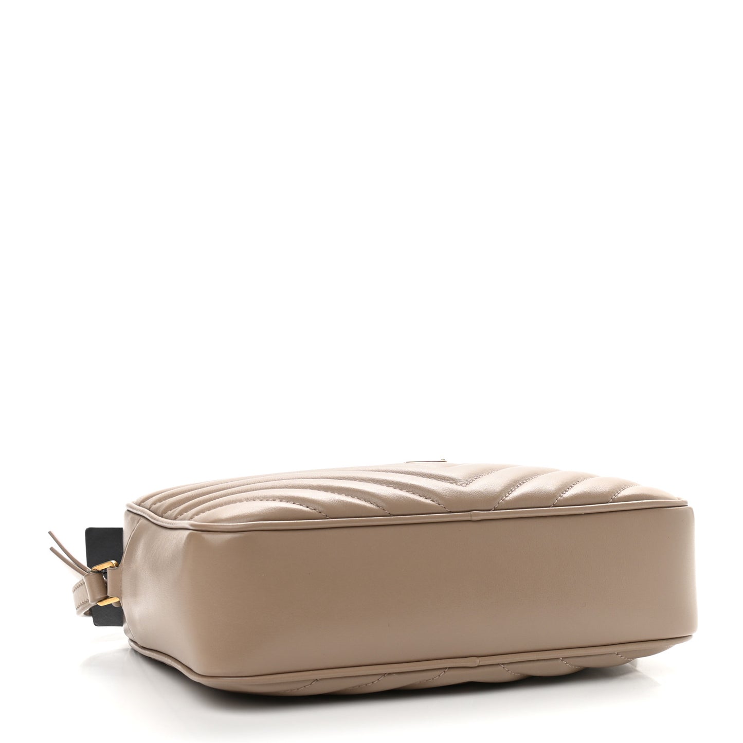 Calfskin Matelasse Monogram Lou Camera Bag Dark Beige
