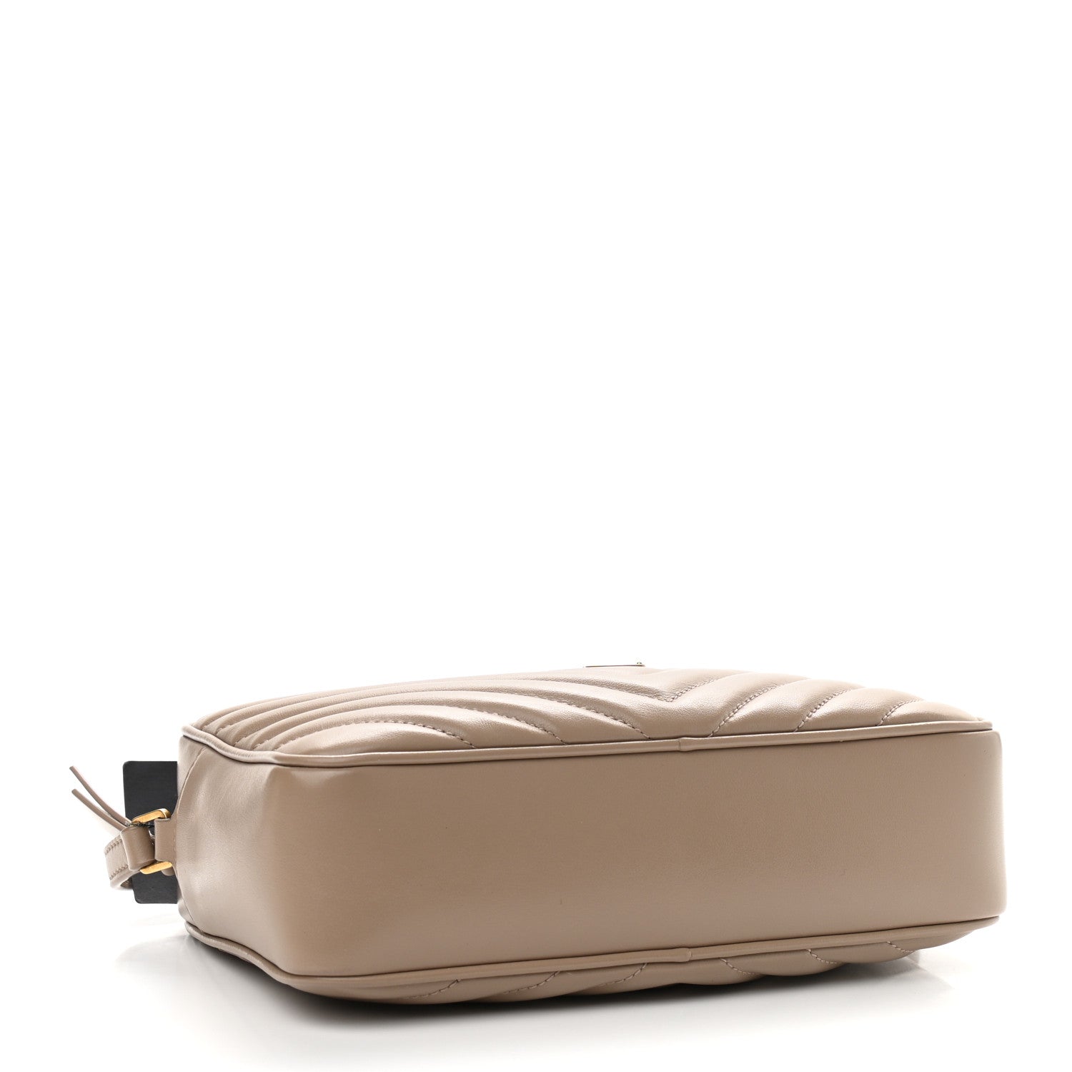 Saint Laurent Calfskin Matelasse Monogram Lou Camera Bag Dark Beige 4 of 11
