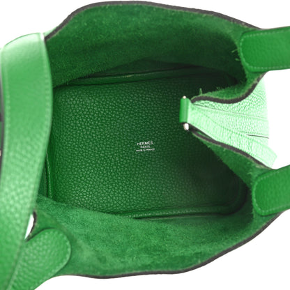 Hermes Taurillon Clemence Monochrome Picotin Lock 18 PM Bambou 4 of 11