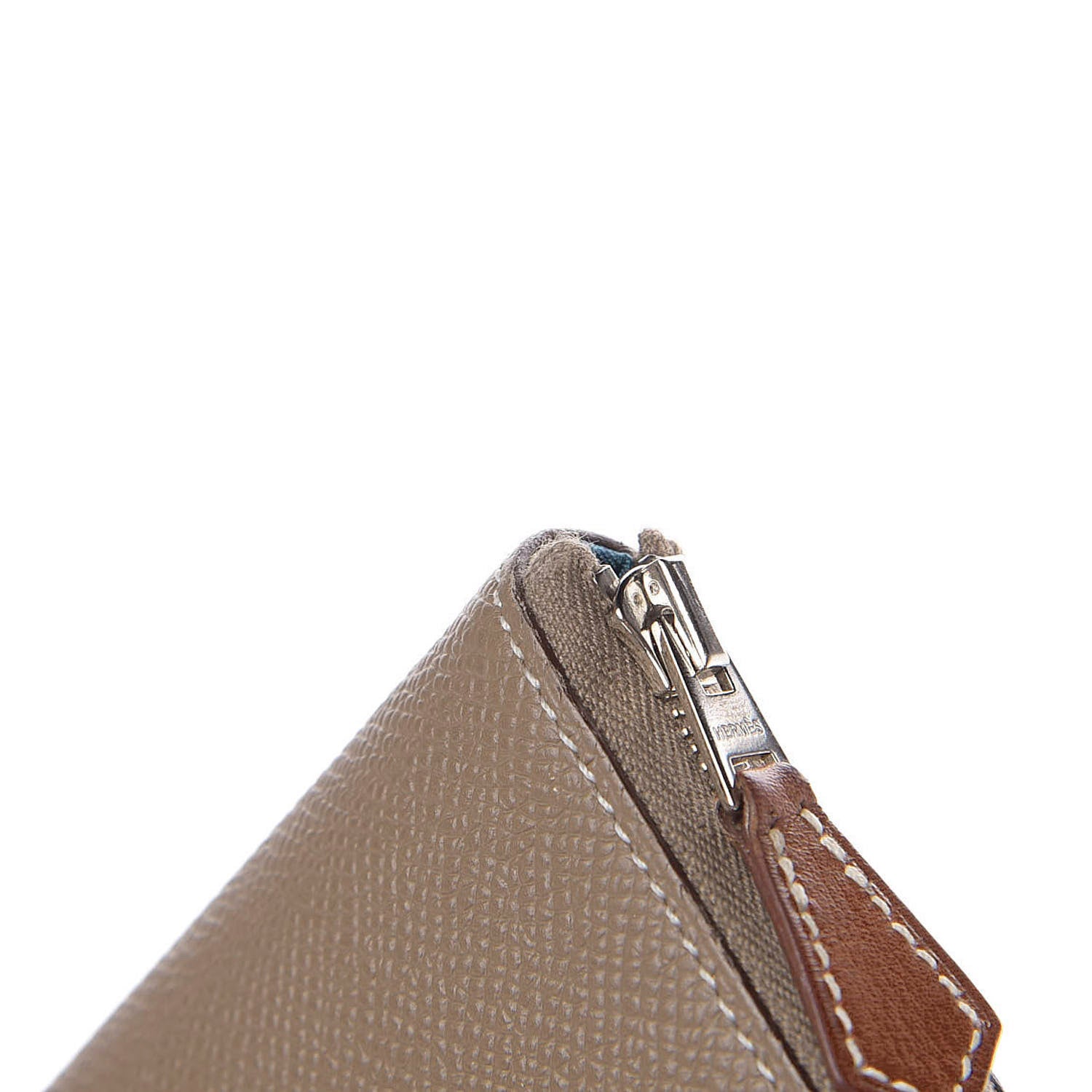 Hermes Epsom Silk'in Wallet Etoupe 9 of 9