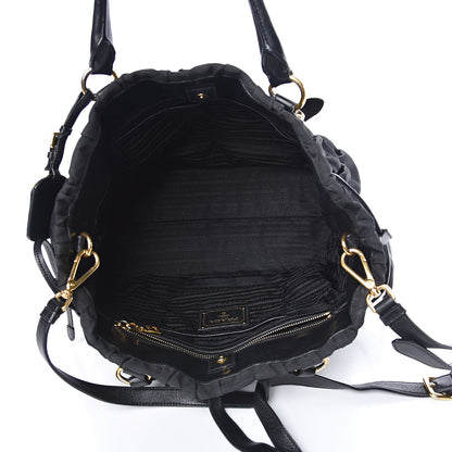 Prada Tessuto Nylon Gaufre Tote Black 5 of 11