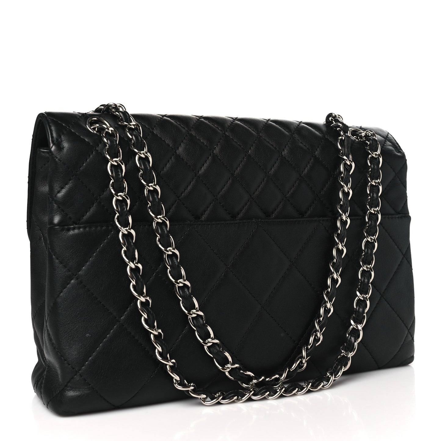 Calfskin Quilted In The Business Flap Bag Black