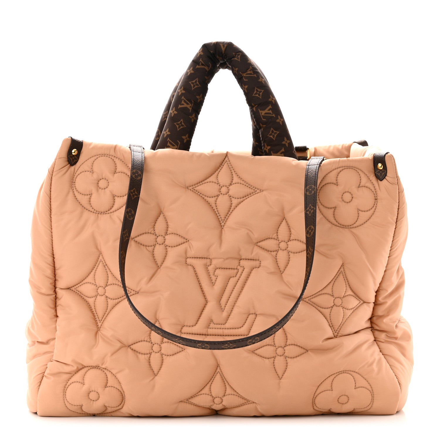 Louis Vuitton Econyl Monogram Pillow Giant Onthego GM Beige 1 of 9