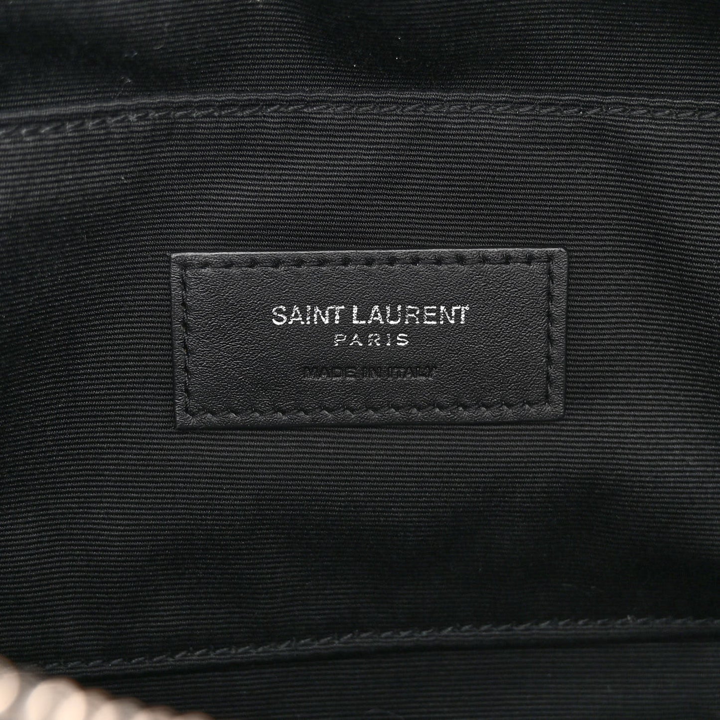 Canvas Monogram Belt Bag Black
