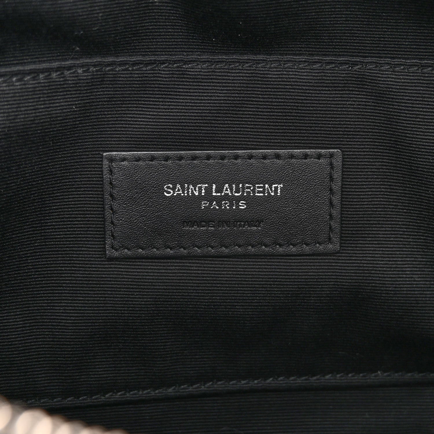 Saint Laurent Canvas Monogram Belt Bag Black 6 of 9