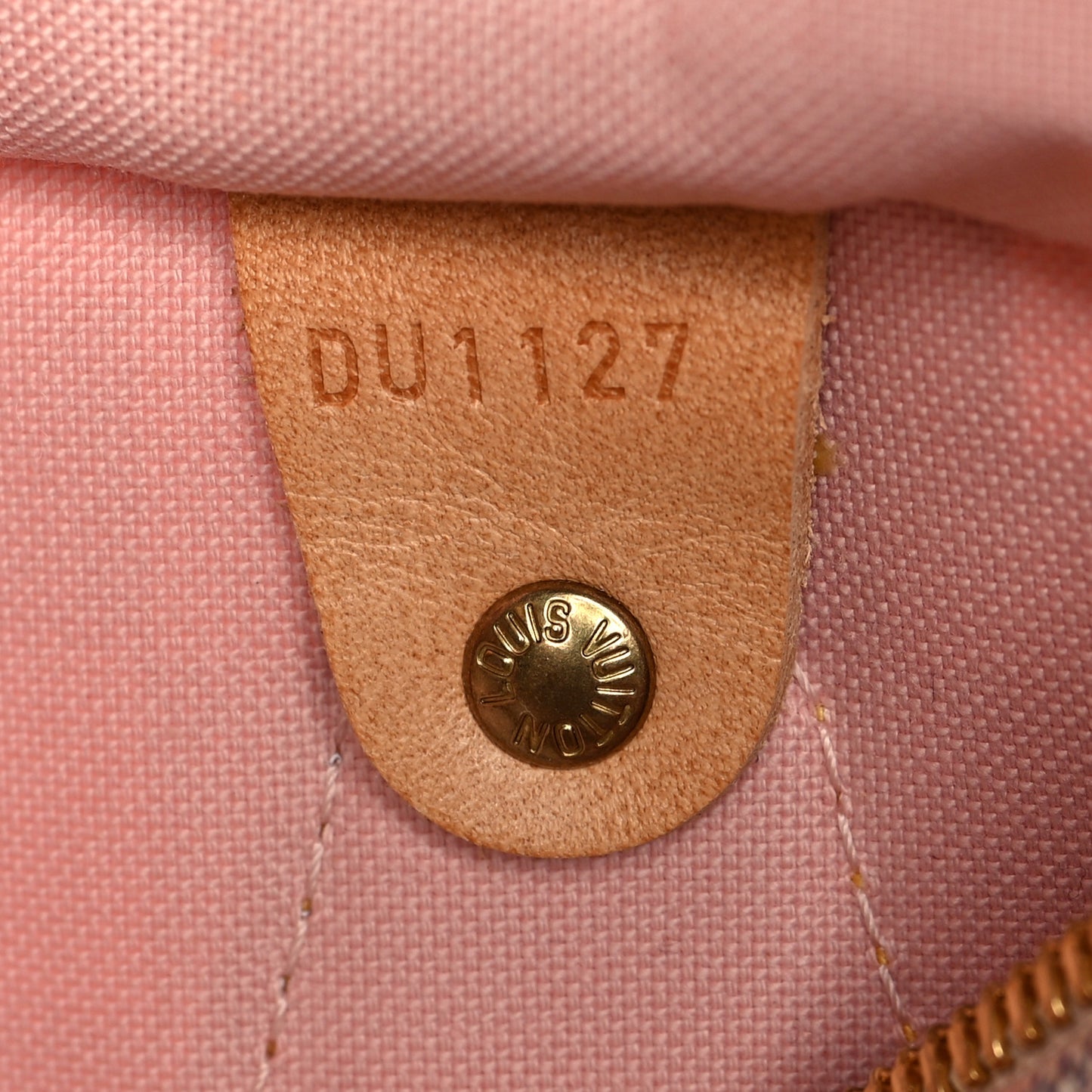 Damier Azur Tahitienne Speedy Bandouliere 30 Rose Ballerine