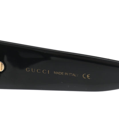 Gucci Acetate Square Frame Sunglasses GG0053S Black 6 of 8