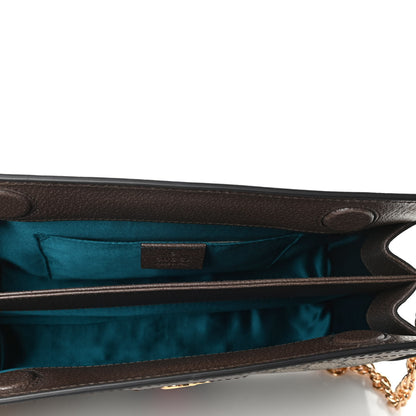 Gucci GG Supreme Monogram Web Small Ophidia Chain Shoulder Bag Brown 4 of 4
