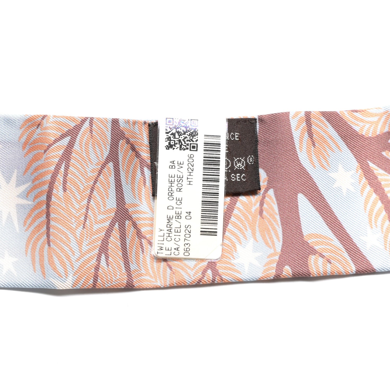 Hermes Silk Le Charme D Orphee Ciel Beige Rose Ciel Beige Rose 4 of 4