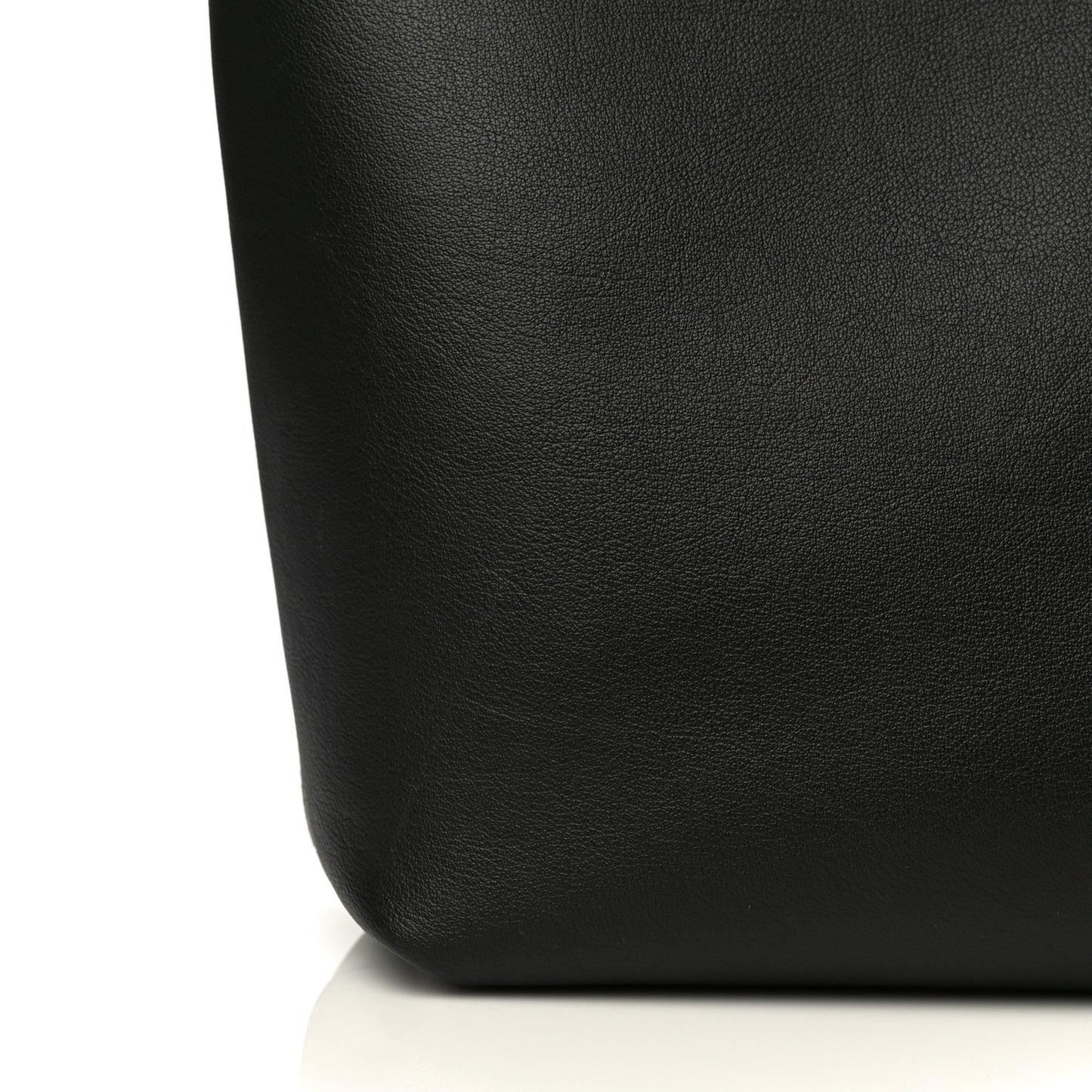 Calfskin Large Shopping Tote Black