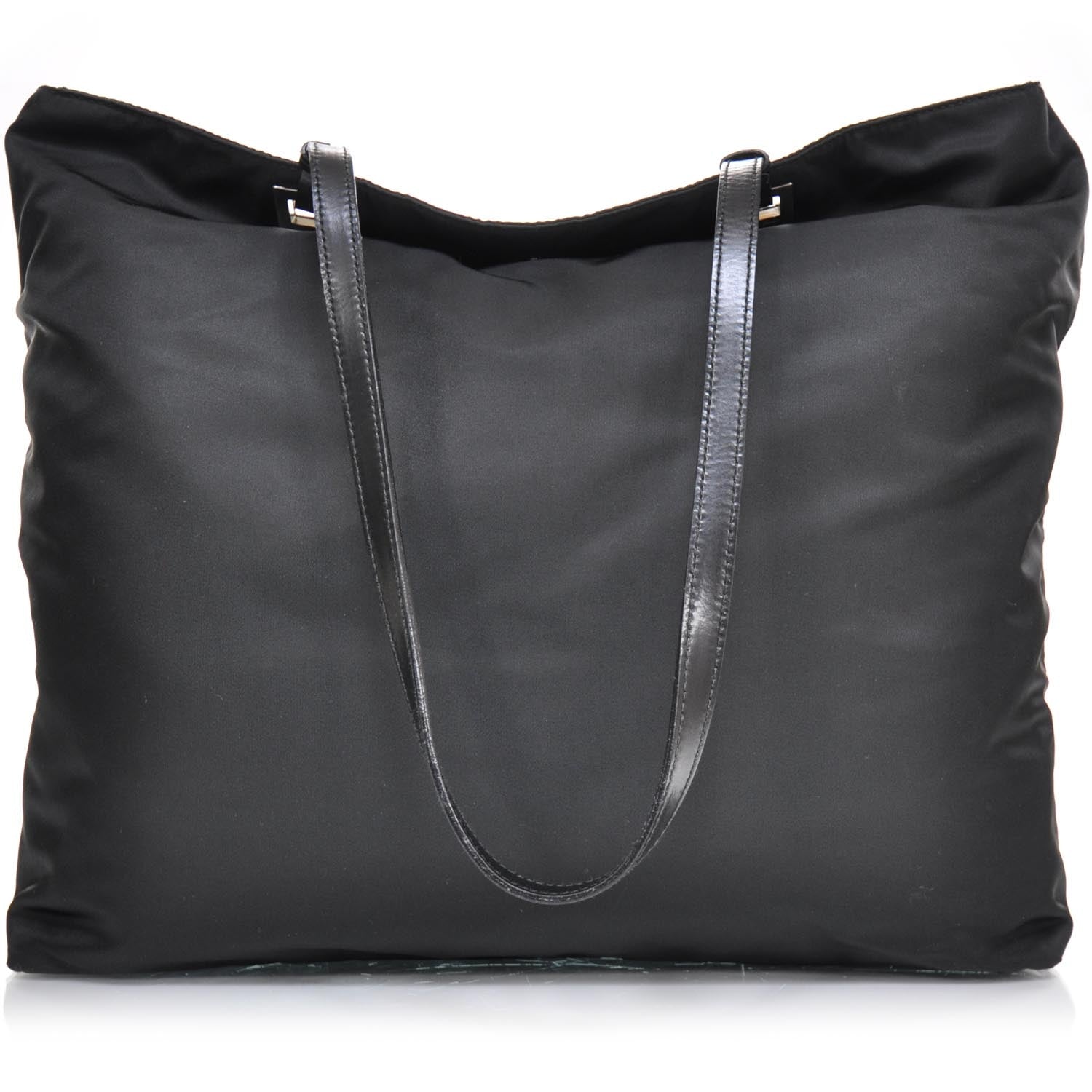 Prada Tessuto Nylon Large Tote Nero Black 1 of 10