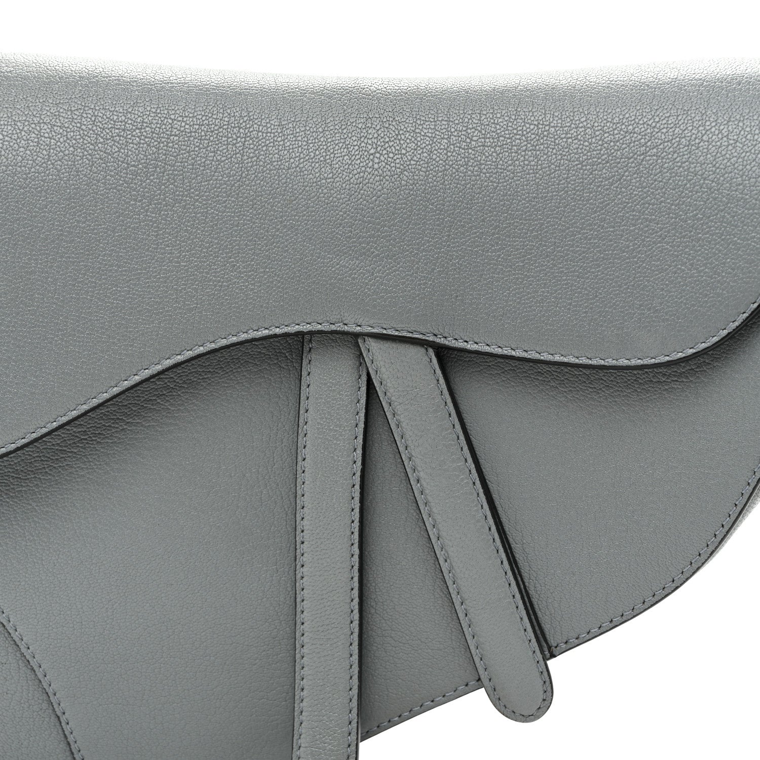 Christian Dior Shiny Goatskin Saddle Bag Cloud Blue 8 of 11