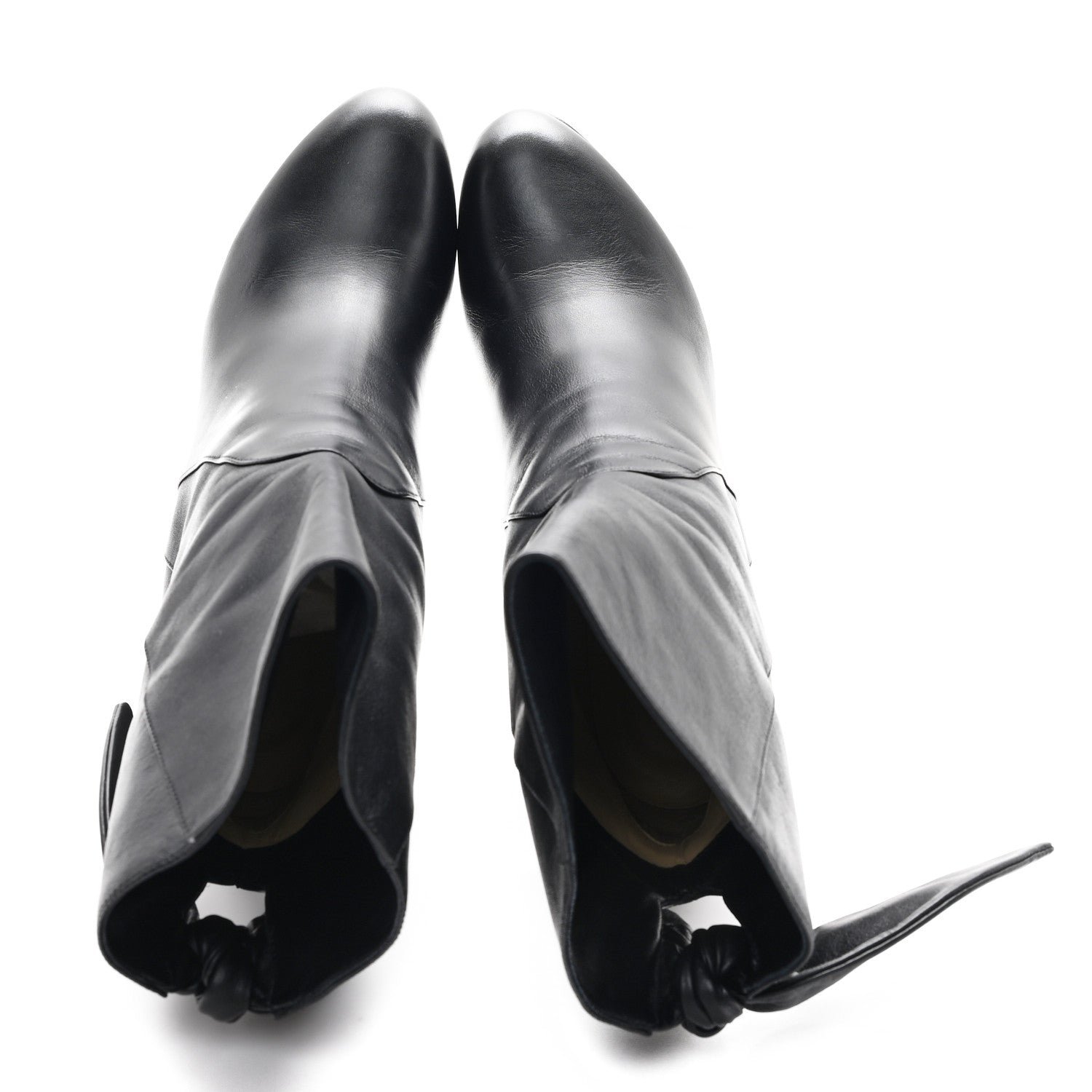 Jimmy Choo Smooth Calfskin Marlene 85 Boots 40 Black 2 of 9
