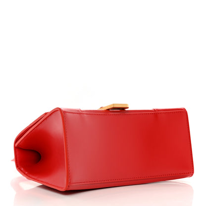Balenciaga Shiny Box Calfskin Small Hourglass Top Handle Bag Bright Red 4 of 8